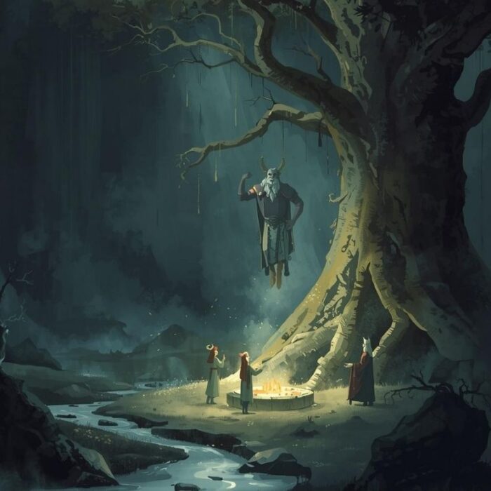 Second aett visual – runic shadow work, inner transformation, and healing through disruption